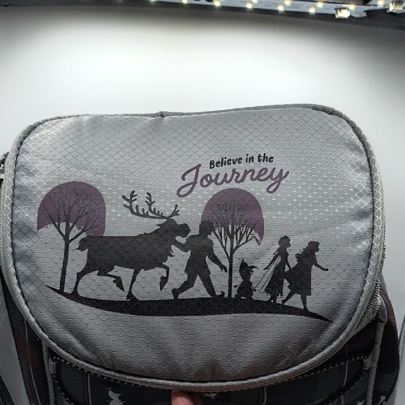 NWT Disney Frozen 2 Picnic Time Black and Gray Cooler Backpack - Picture 3 of 11